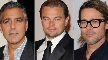 George Clooney, Leonardo DiCaprio e Brad Pitt estão entre os indicados ao Globo de Ouro 2012 - Getty Images