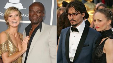 A crise nos relacionamentos de Hollywood chegou para Heidi Klum e Seal, e para Johnny Depp e Vanessa Paradis - Getty Images