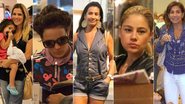 Ingrid Guimarães, Adriana Birolli, Scheila Carvalho, Juliana Baroni e Totia Meireles passaram a tarde de domingo no shopping - AgNews