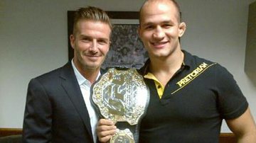 David Beckham tieta lutador brasileiro de MMA Junior Cigano - Reprodução/Facebook