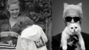 Choupette, gata de Karl Lagerfeld, é destaque em vídeo da Chanel - Foto-montagem