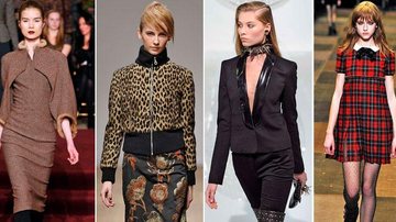 Segundo Rapha Mendonça, Zac Posen, Clements Ribeiro, Versace e Saint Laurent foram os mais polêmicos da temporada - Foto-montagem