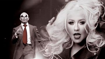 Pitbull e Christina Aguilera - Reprodução