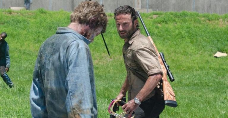 Andrew Lincoln em cena na série 'The Walking Dead' - Divulgação/AMC