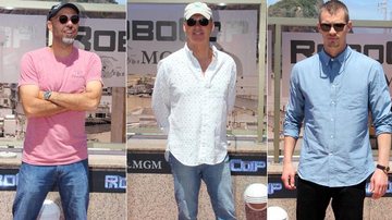 José Padilha, Michael Keaton e Joel Kinnaman - AgNews