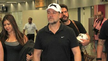 Russell Crowe no Rio de Janeiro - Francisco Silva e Delson Silva/AgNews