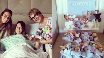 Fernanda Pontes recebe a visita de Nívea Maria na maternidade - Reprodução / Instagram