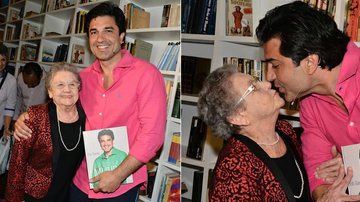 Palmirinha confere lançamento do livro de Edu Guedes - Caio Duran / AgNews