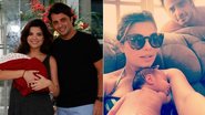 Vanessa Giácomo com a filha, Maria, e o marido, Giuseppe - Felipe Assumpção / AgNews; Reprodução / Instagram
