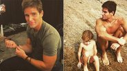 Jonatas Faro com o filho, Guy - Reprodução Instagram