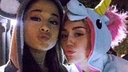 Ariana Grande e Miley Cyrus - Reprodução/Instagram