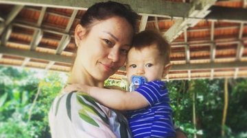 Geovanna Tominaga exibe marca da primeira escalada do filho - Reprodução/Instagram